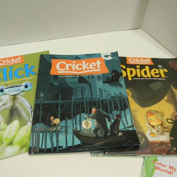Cricket Magazine for Kids Set of 5 Science New Readers Learning Homeschool - Picture 4 of 6